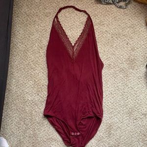 halter body suit